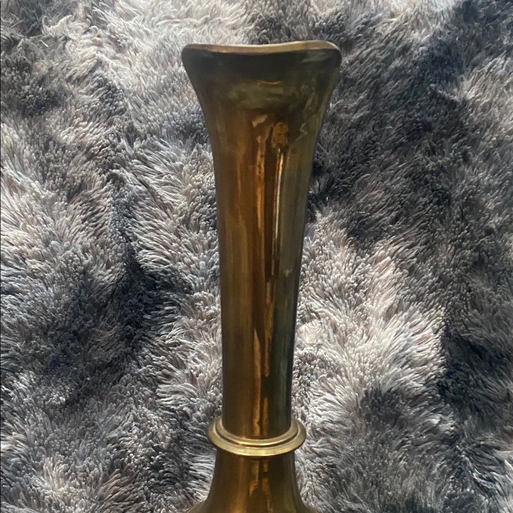 Brass Decorative Ewer Pitcher - Elegant Home Accent - Picture 6 of 16